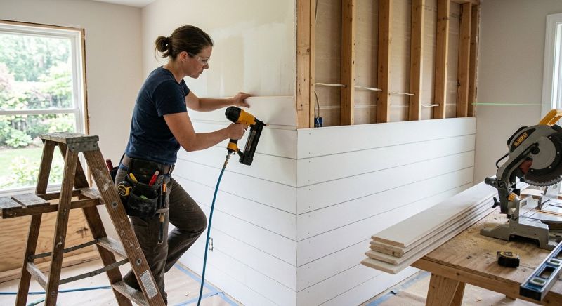 Wall Paneling Installation in Wilmington, NC