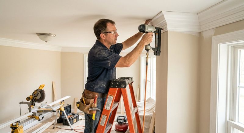 Kitchen Molding Installation in Wilmington, NC